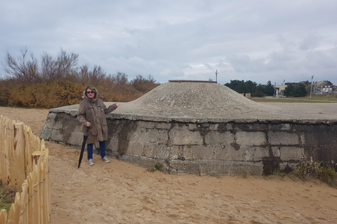 Plaże D-Day w Normandii Prywatny sektor kanadyjski z Caen