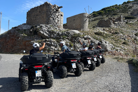 Malia : Visite culinaire en quad (nourriture et transport).Malia : Safari avec les quads adv