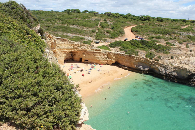 Lisbon: Day Trip to Algarve Benagil Caves, Cliffs &Boat Tour Private Tour with Boat Trip Excluded
