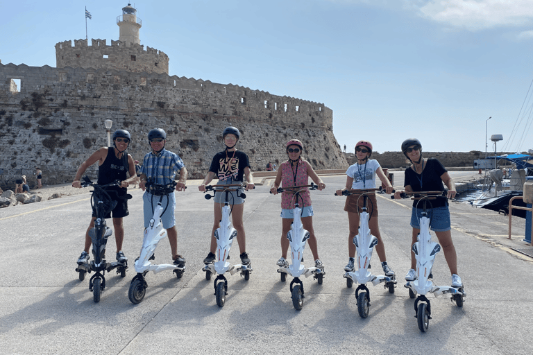 Rhodes: Explore the New and Medieval City on Trikkes Rhodes: Explore the Medieval City and Moat on Trikkes