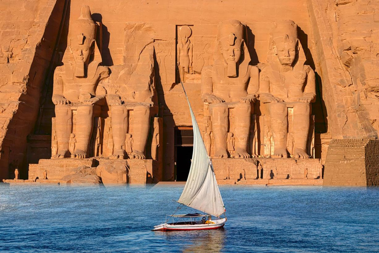 Cairo:4-Day Nile Cruise Aswan to Luxor & hot Balloon Flight Aswan to Luxor Nile Cruise & Sunrise Balloon (No Entry Fees)