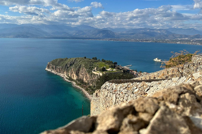 Micenas Epidavros Nafplio Canal do Istmo Excursão de 1 dia para Mycenae Epidavros Nafplio Canal do Istmo 8 H