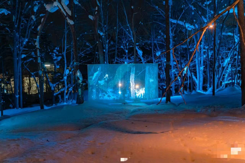 Sapporo: Jozankei Snow Lantern Path Trip-Private group