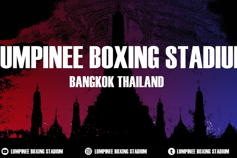 Bangkok: MuayThai wedstrijd in Lumpinee BoksstadionPlaats in de ring