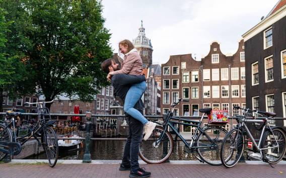 Amsterdam : Professionelles Fotoshooting an den Grachten