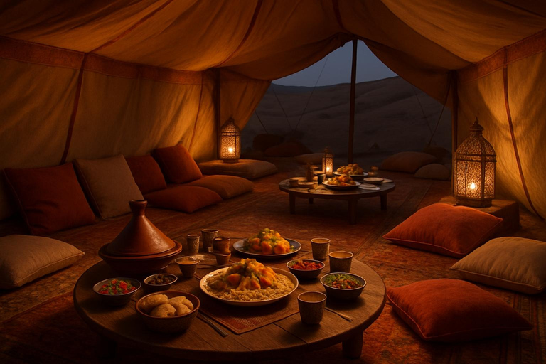 Marrakech: Camel & Quad Bike Tour with Sunset, Dinner & Show Marrakech: Quad Biking, Camel Ride, and Dinner in Agafay