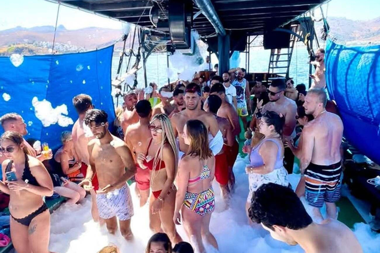 Bodrum: Pirate Party Boat with Lunch & Swim Stops Pirate Party Boat with Lunch & Hotel Transfers