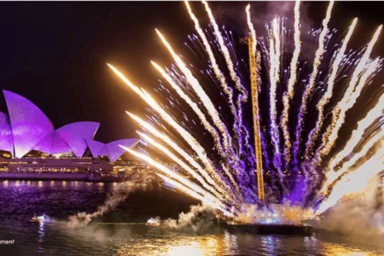 Sydney: Australia Day Dinner Cruise with Fireworks Glass Boat Dinner Cruise