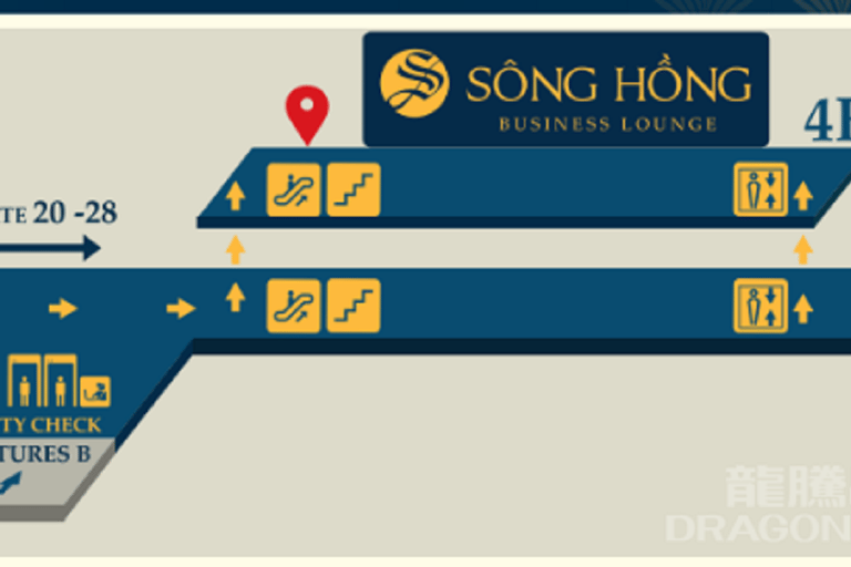 Hanoi: Międzynarodowe lotnisko Noi Bai Dostęp do saloniku SH Premium LoungeOdloty międzynarodowe T2: Salonik SH Premium Lounge Ha Noi