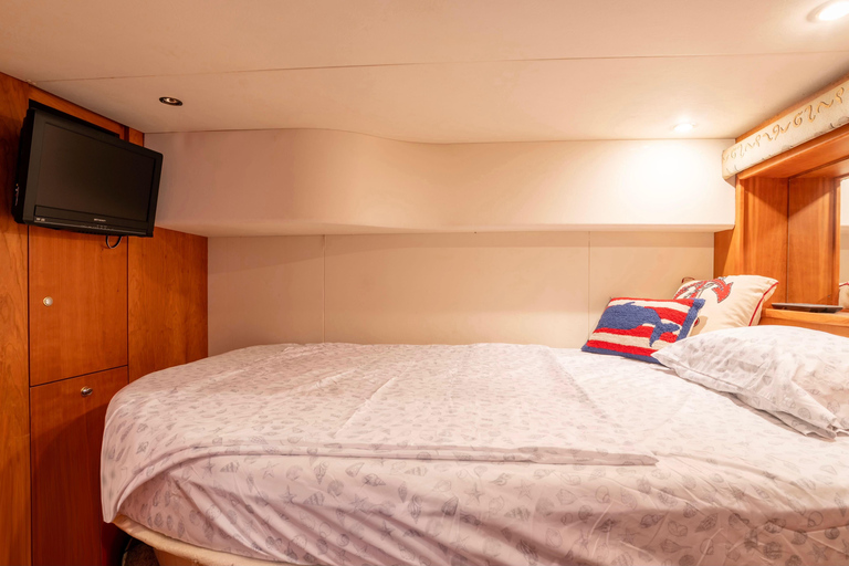 Miami: aluguer de iate privado com capitão, barco de 48 pésMiami: Aluguer de iate privado com capitão, barco de 48 pés