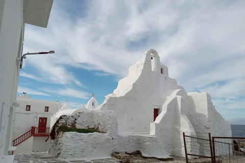 Cruzeiro guiado em Mykonos com um jipe exclusivo para passageiros: Visita obrigatória em 4h