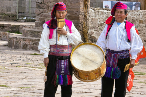 From Puno: Lake Titicaca 2-Day Tour with Homestay From Puno: 2-Day Guided Tour with Fixed Pickup Point