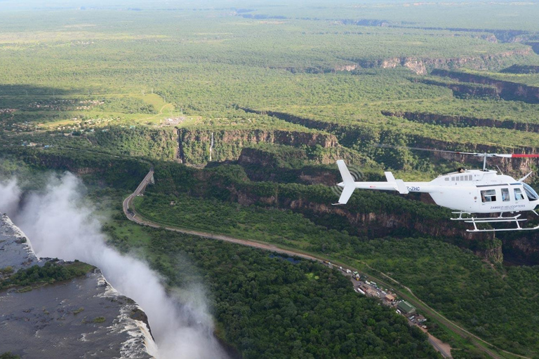 Victoria Falls: Guided Tour, Helicopter Flight, & Cruise