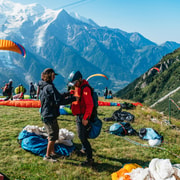 Chamonix: Tandem Paragliding Flug