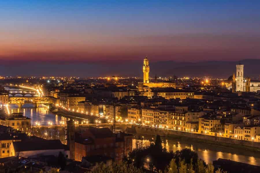 Florenz:Sunset Panoramic Tour Fiesole & Michelangelo Platz