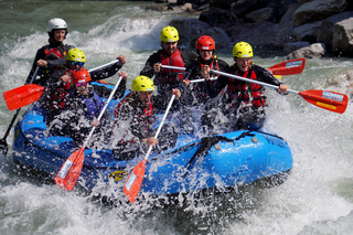 Salzburg: Wildwasser-Rafting auf der Salzach