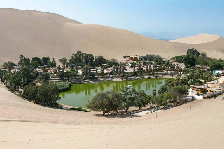 Från Lima: Dagsutflykt med sandboarding och vinprovning i Huacachina