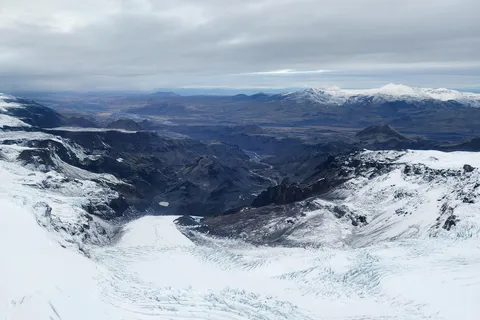 Von Reykjavik aus: Feuer und Eis Helikopter Tour mit 2 Landungen