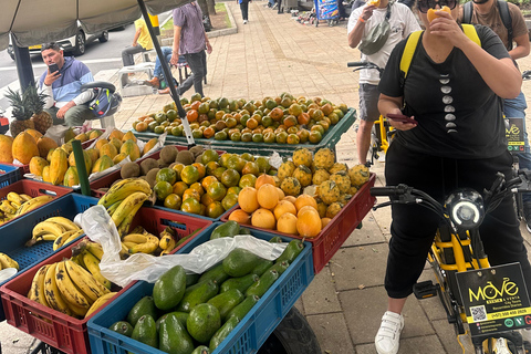 Medellín City Tour mit dem E-Bike: Das Beste in 4 Stunden, inklusive Mittagessen