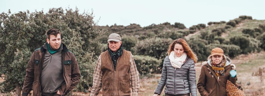 Cavage et initiation à la truffe Melanosporum dans un château en Provence