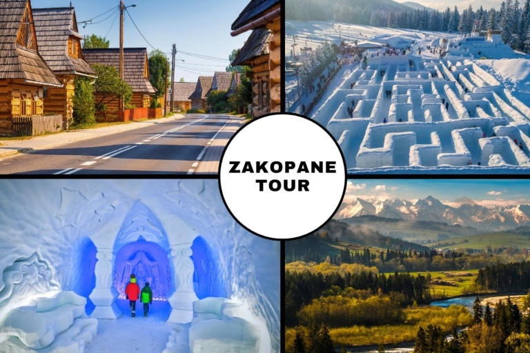 De Cracovie: Excursion à la ville de Zakopane dans les TatrasVisite de groupe avec prise en charge à l'hôtel