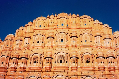 Vanuit New Delhi: Jaipur en Amer Fort-tour op dezelfde dag met de autoPrivévervoer, gids, monumententickets en lunch