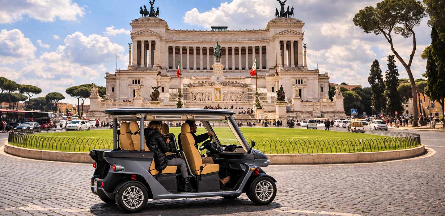 Rom mit dem Golfcart: 3-stündige private Tour zu den Wahrzeichen und Geheimnissen der Stadt Rom mit dem Golfcart: 3-stündige private Tour zu den Wahrzeichen und Geheimnissen der Stadt