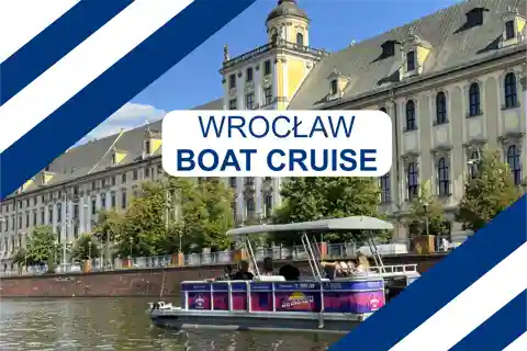 Wroclaw Old Town boat cruise during the day