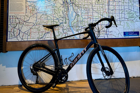 Portland: Forest Park Bike or E-Bike Tour Medium Carbon Gravel Bike (5'7"-5'11" or 170-181cm)