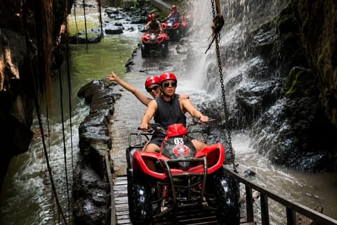 Ubud: Bali Barong ATV Quad Bike, Waterfalls & Flying Bridge