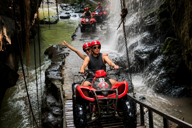 Ubud: Barong Cave ATV Ride with Waterfalls & Jungle Track Tandem ATV – Meeting Point