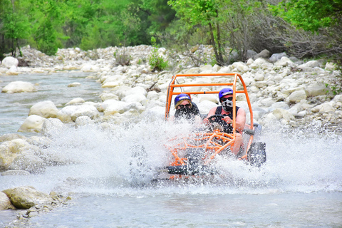 Alanya: Rafting, Buggy Ride and Zipline Combined Tour Rafting, Buggy Riding, Zipline Combo Tour With Transfer