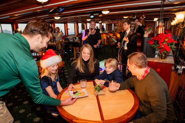 Manhattan: jachtcruise met jazz, chocolade & kerstliedjesNiet-terugbetaalbaar avondvertrek