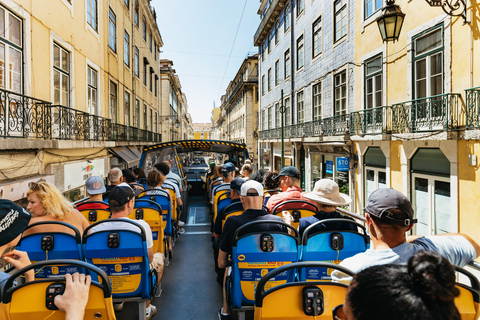 Lissabon: 72/96-timmars Hop-On Hop-Off buss-, spårvagns- och båtbiljettBiljett för 72 timmar