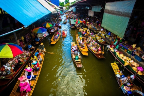 Bangkok: Damnoen Saduak Market & Maeklong Railway Market