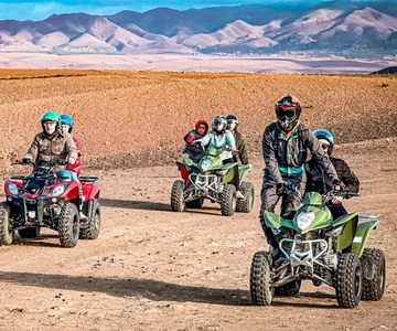 Marrakech: Quad y paseo en camello por el desierto de Agafay con cena