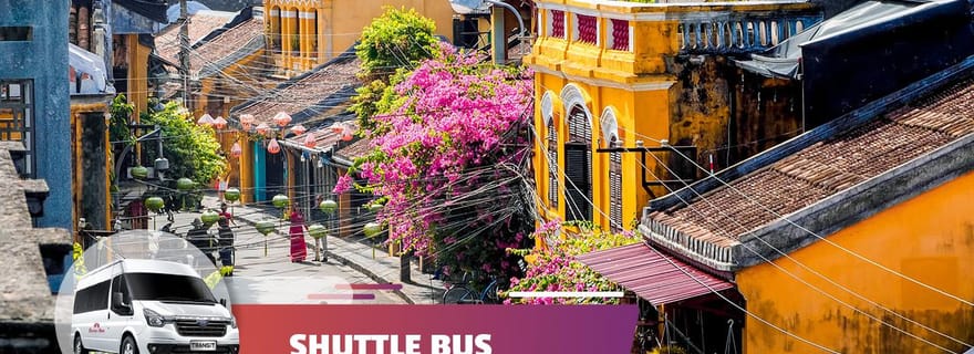 Serviço de traslado de shuttle entre Hoi An e o Aeroporto/a cidade de Da Nang