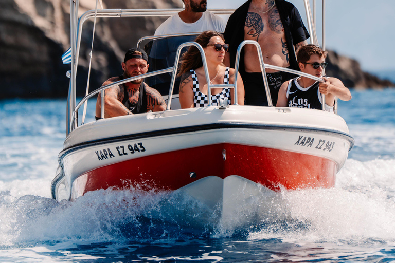 Prywatna łódź na Zakintos: jaskinie Keri, Mizithres, Agalas (maks. 5 osób)