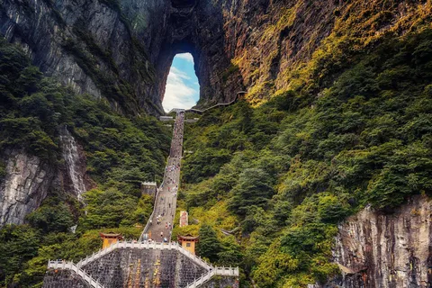 Visite privée VIP de Zhangjiajie et de la montagne de Tianmen