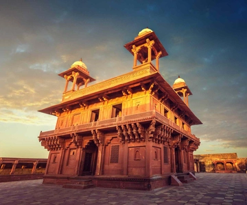 Agra de/para Jaipur com guia em Fatehpur Sikri e Abhaneri