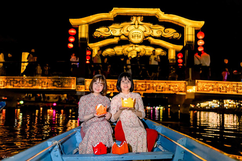 Montagnes de marbre - Ville de Hoi An - Tour en bateau et lâcher de lanternes