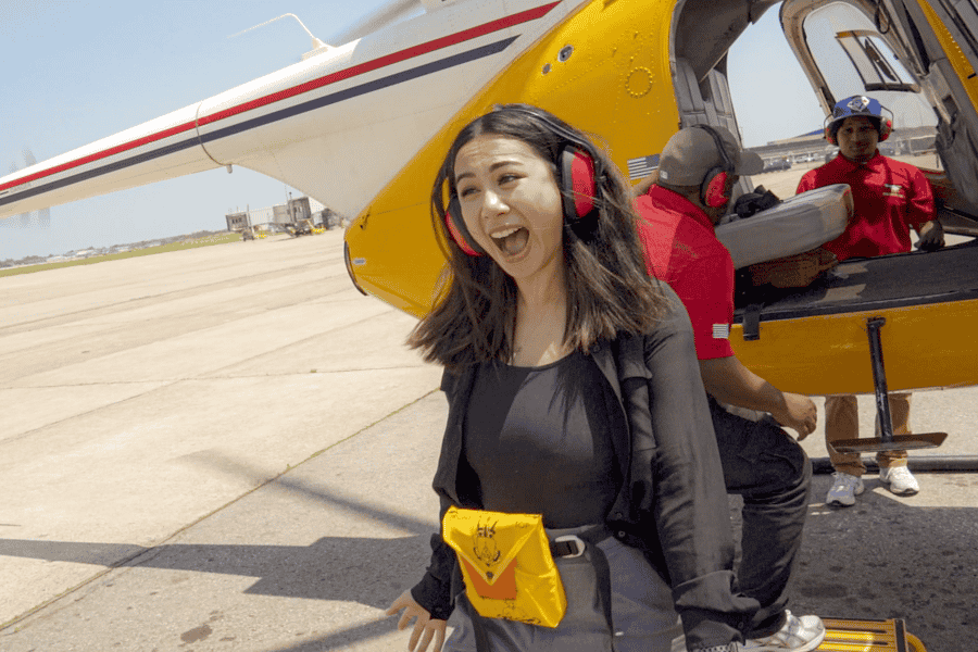 Niagarafälle, ON: Hubschrauberflug mit Bootsfahrt und Skylon-Mittagessen. Foto: GetYourGuide Niagarafälle, ON: Hubschrauberflug mit Bootsfahrt und Skylon-Mittagessen. Foto: GetYourGuide