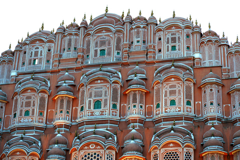 Von Delhi: Jaipur Rundreise mit dem Auto oder dem Superschnellzug.Jaipur Tagestour nur mit Guide