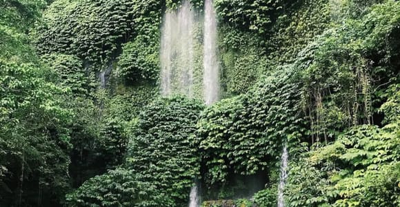 From Lombok: Waterfalls, Villages, and Sunset Picnic Tour