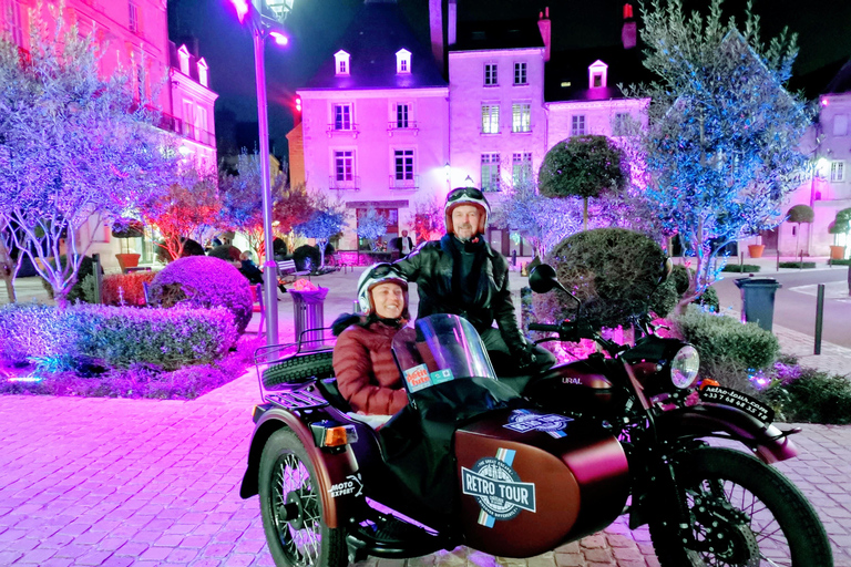 Tours: Vintage Sidecar Night Tour with Wine Tasting Tours: Vintage Sidecar Night Tour with Wine Tasting