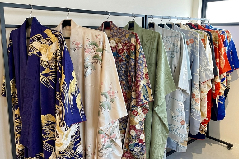 Tokyo: Asakusa Kimono Rental with Hairstyling & Photoshoot Female Basic Packages