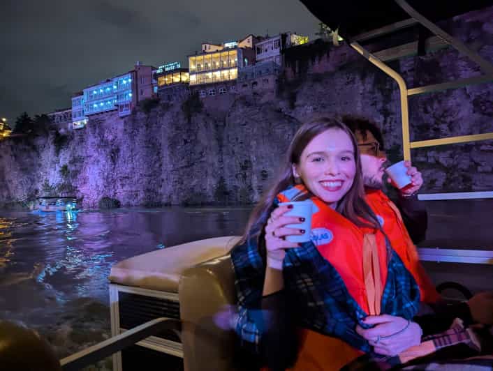 Tbilisi: Evening Walking Tour with Wine & Boat Ride Options