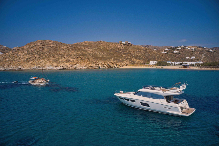 Mykonos: Yacht MAYA Private Cruise | Half or Full-Day Option Yacht MAYA Half-Day Cruise with fine Wine & Fingerfood