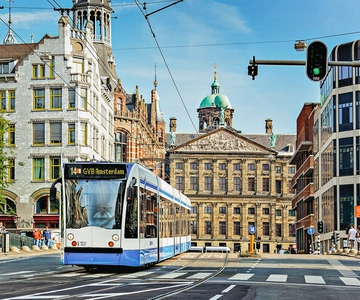 Amsterdam: Bilet komunikacji miejskiej GVB