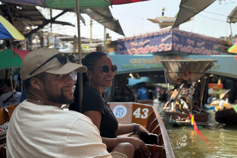Bangkok: Iconic Floating Markets and Train Market Tour